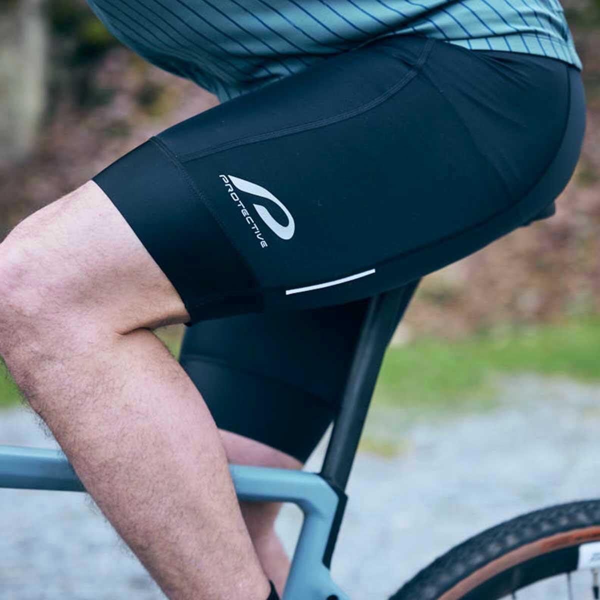 Kurze Fahrradhose - Herren - P-Icon - schwarz 3/6