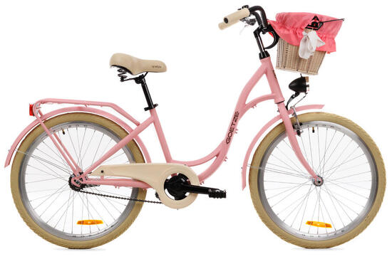 Rower miejski damski GOETZE Style 24" kosz