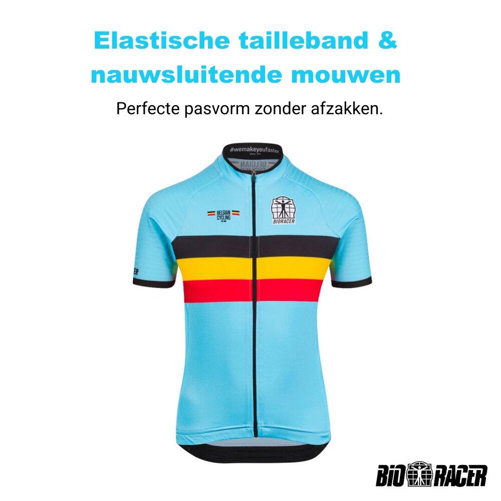 Radtrikot für Kinder - Blau - Official Team Belgium (2023) 7/7