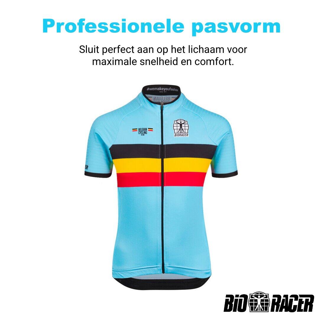 Radtrikot für Kinder - Blau - Official Team Belgium (2023) 6/7
