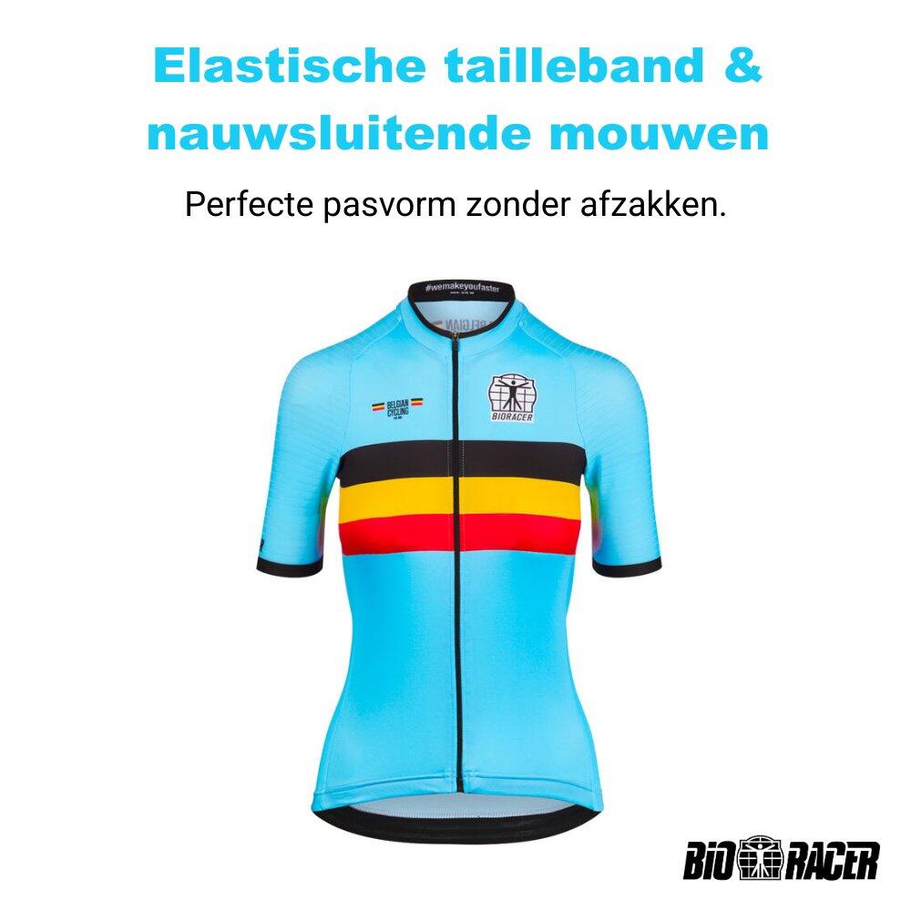 Maillot Ciclismo Mujer - Azul - Equipo oficial de Bélgica (2023) 6/7