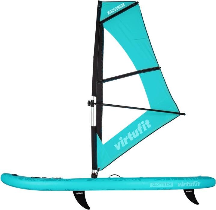 Deska SUP Surfer 305 - Turkus - Z żaglem i akcesoriami