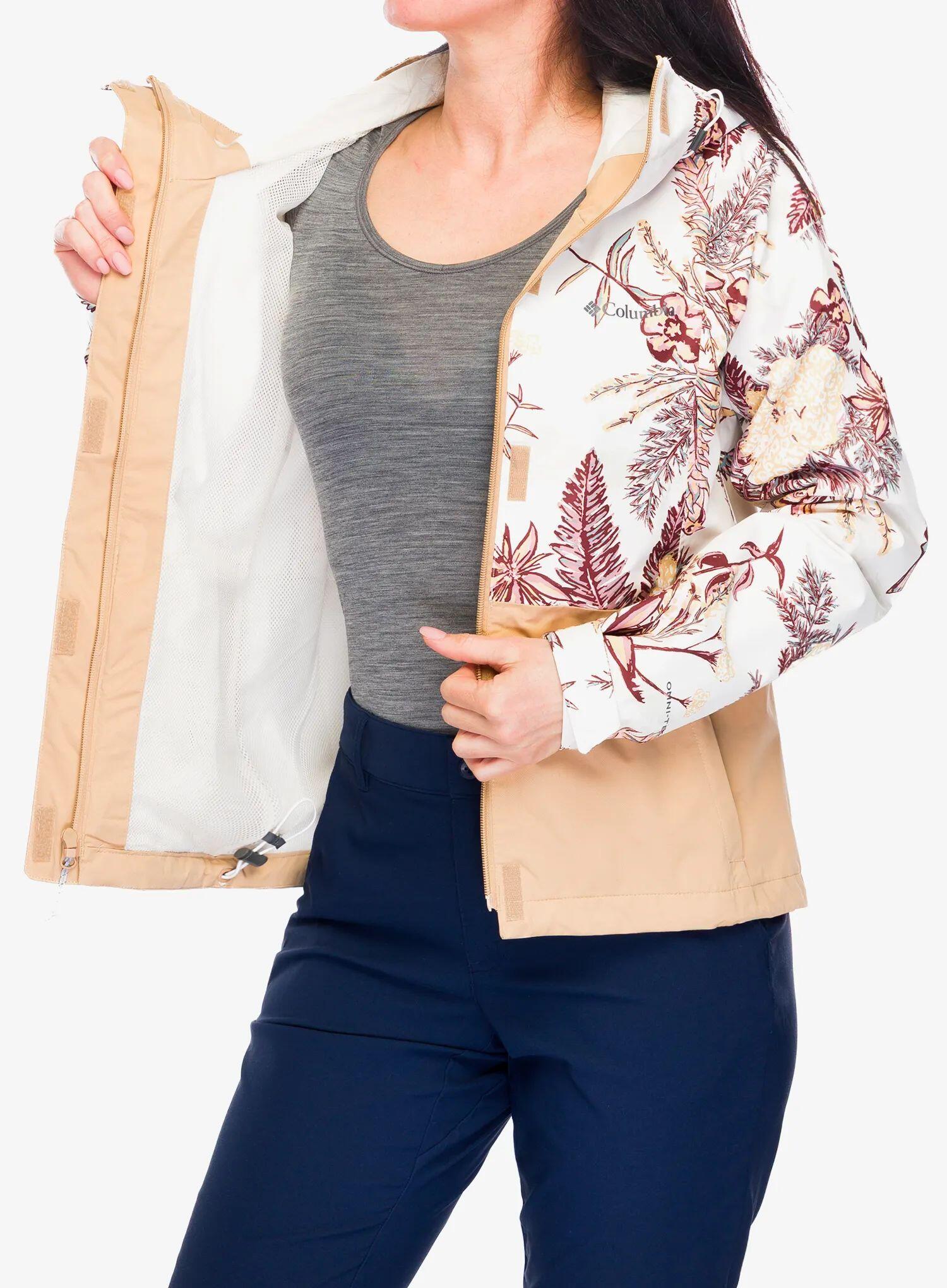 Kurtka przeciwdeszczowa damska Columbia Hikebound Printed Jacket 6/7