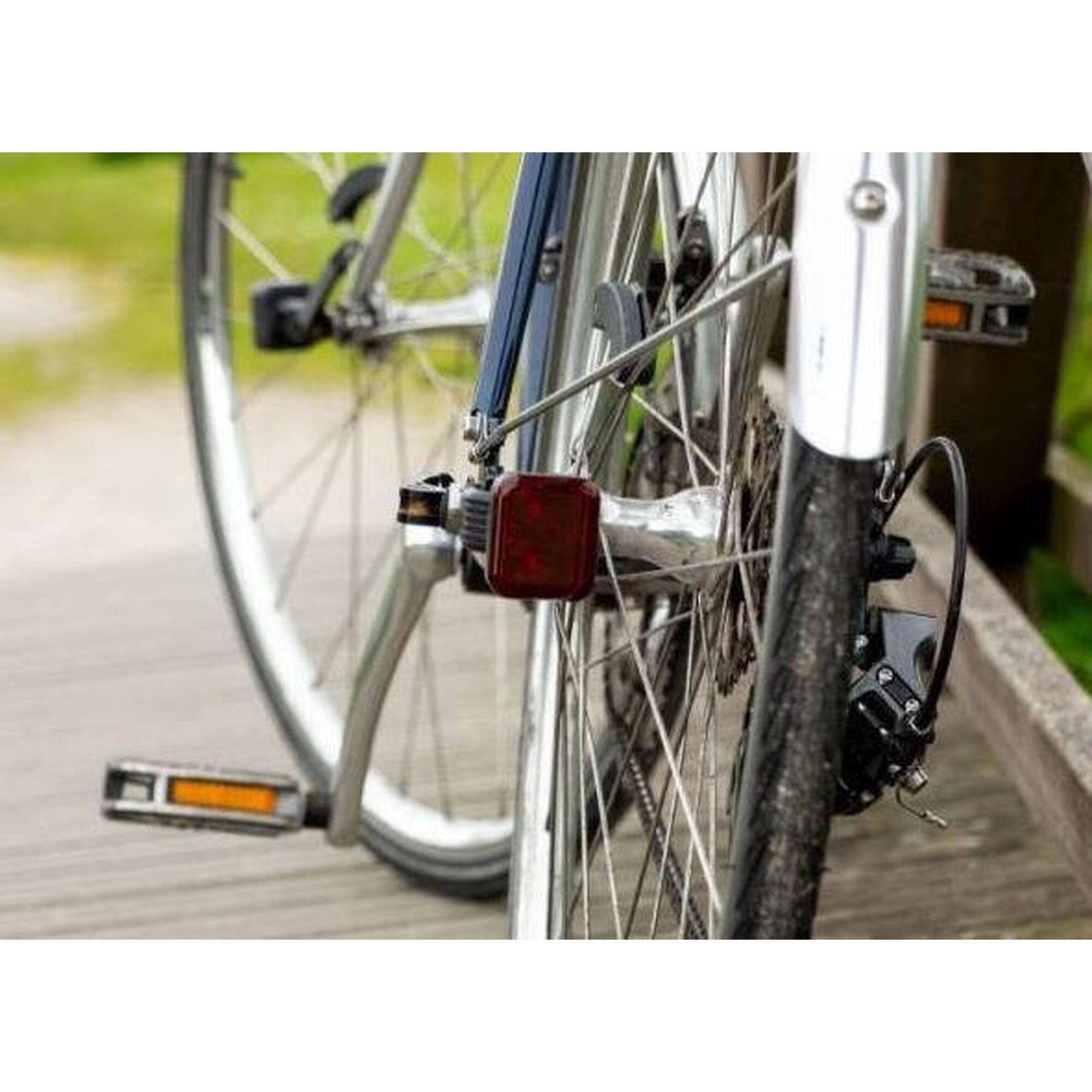 Set lumini bicicletă: magnetice, față și spate.