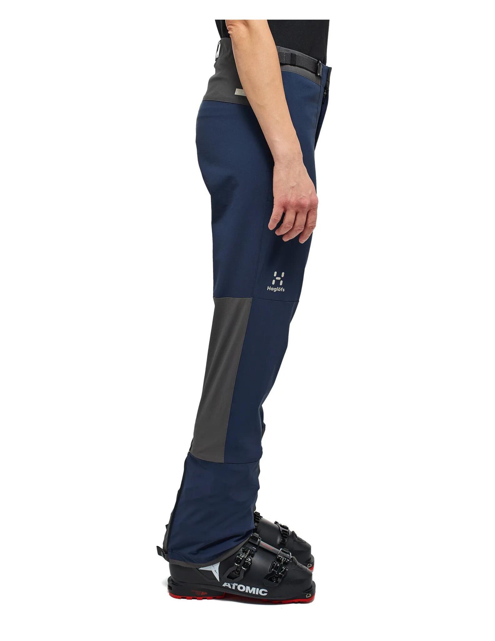 Pantalon ski rando Haglöfs L.I.M Quiver Femme Softshell 2 couches XS Bleu 2/4