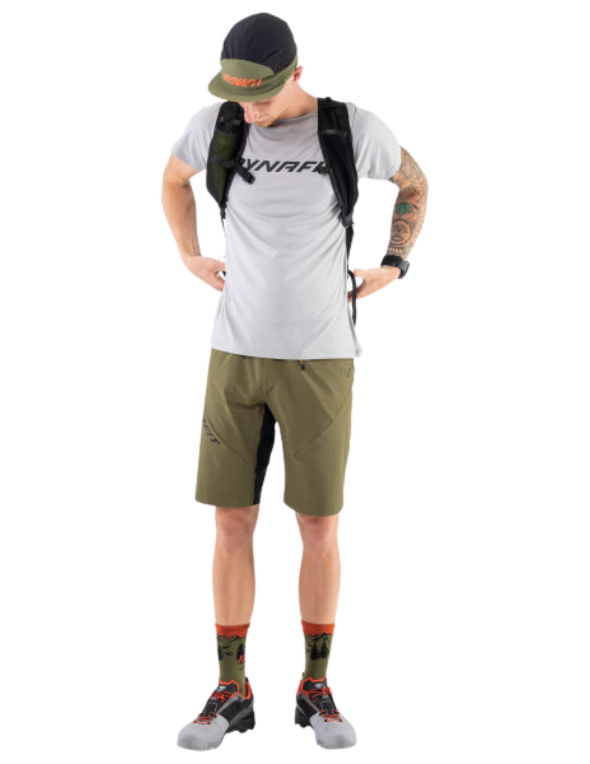T-shirt Trail Dynafit Traverse Homme gris M, manches courtes léger 3/3