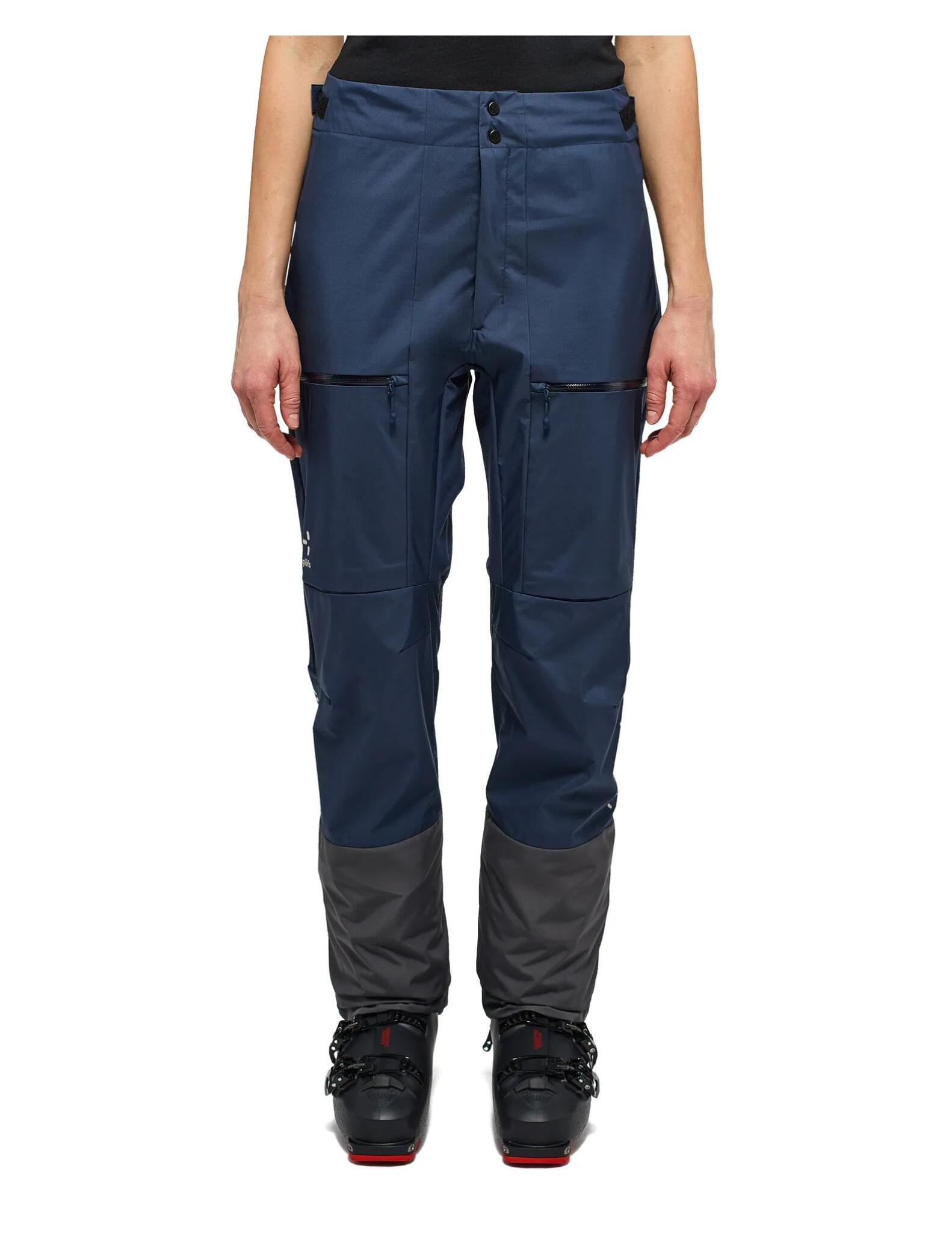 HAGLÖFS Pantaloni da sci Haglöfs L.I.M Hybrid Touring Donna 42 Blu Riciclato