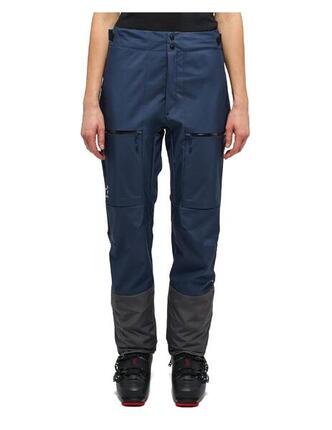 Pantalon de ski Haglöfs L.I.M Hybrid Touring Femme 42 bleu recyclable