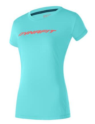 T-shirt Trail Dynafit Traverse Femme bleu manches courtes ultraléger