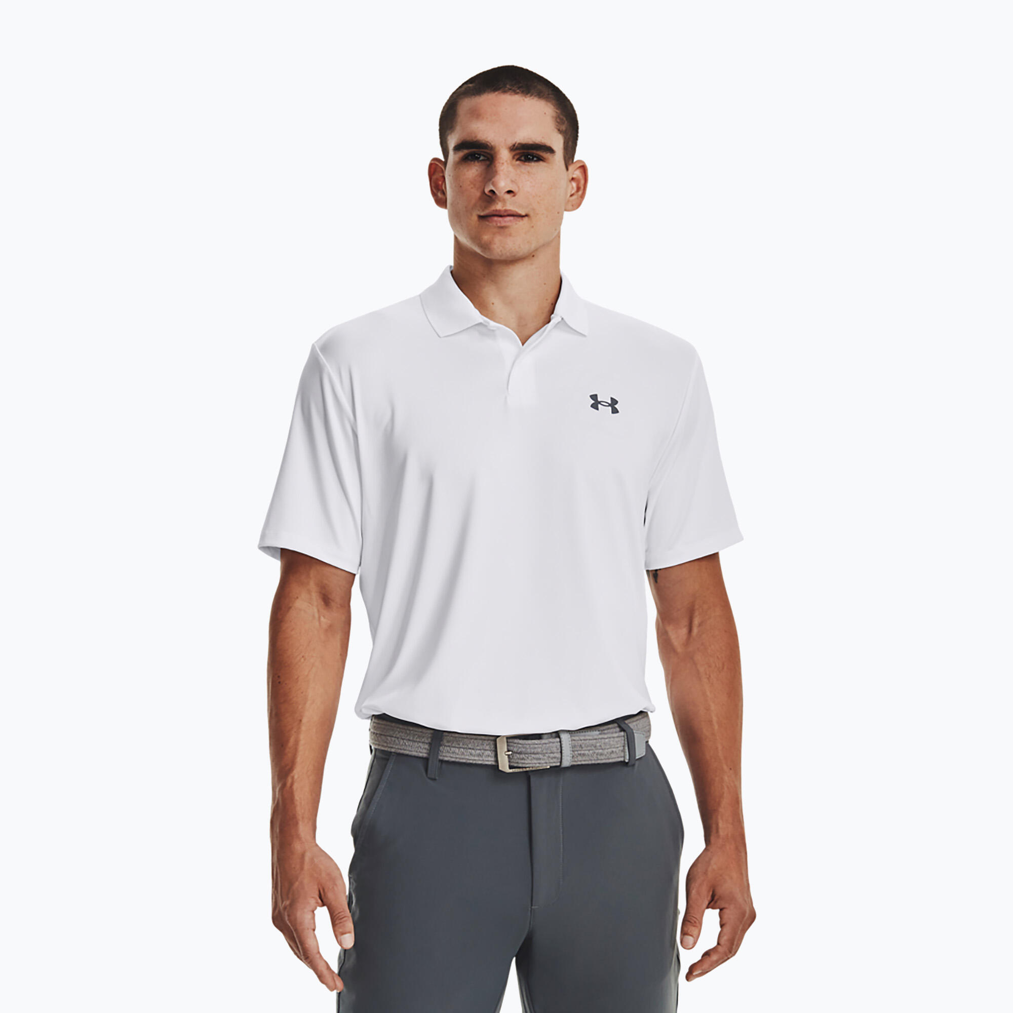 Maglietta Polo Uomo Under Armour Bianco 5/5