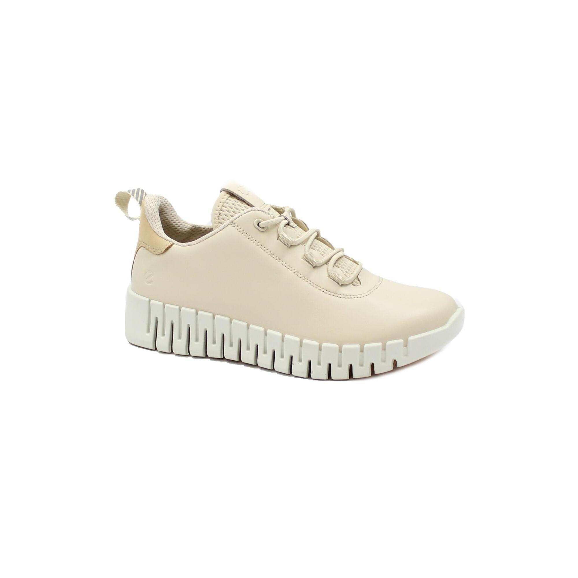 Ecco - Chaussures Running Femmes Ecco Sneaker Gruuv Lea - Baskets - Blanc - Decathlon