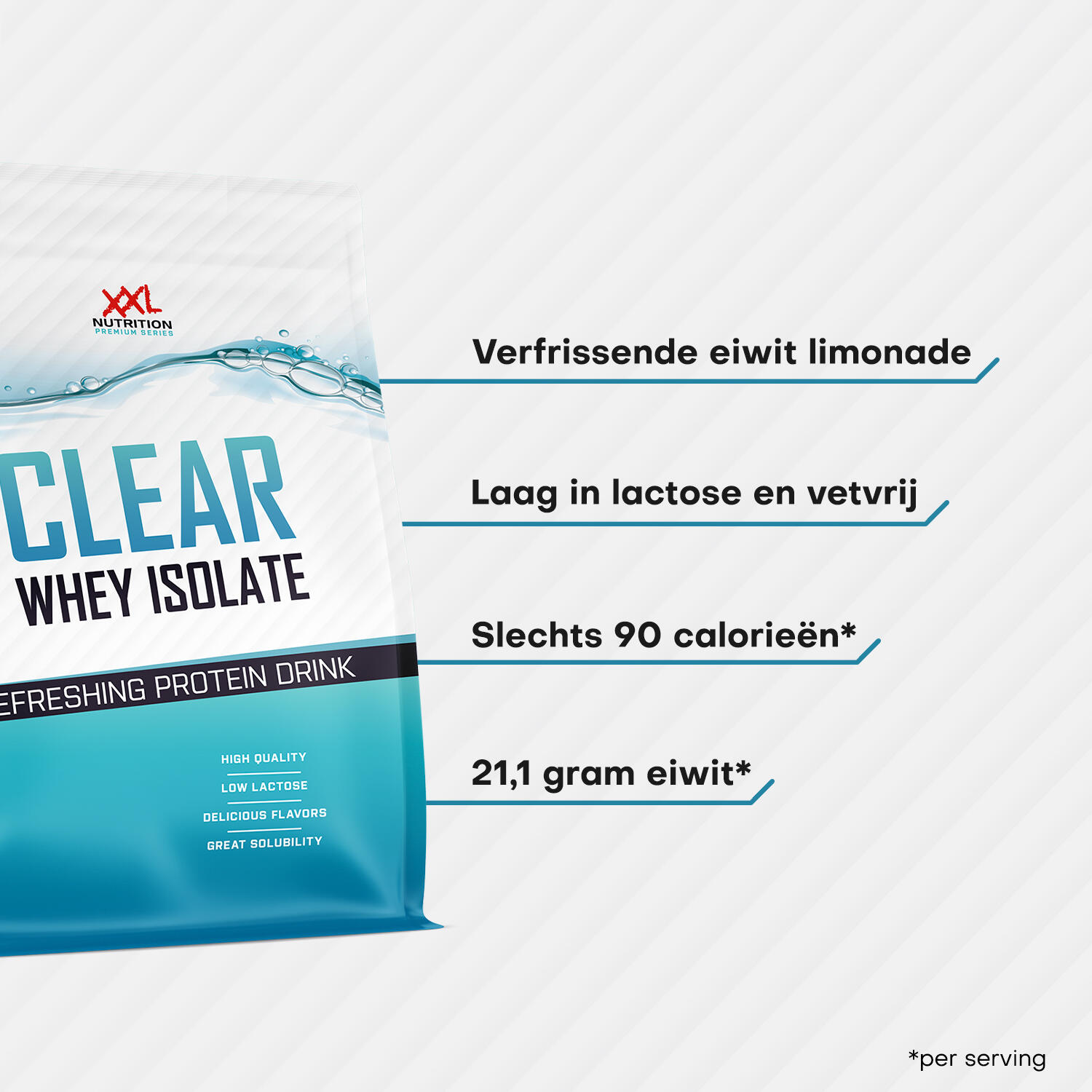 Clear Whey Isolate - Eiwitpoeder Isolaat - Apple - 500 gram 3/7