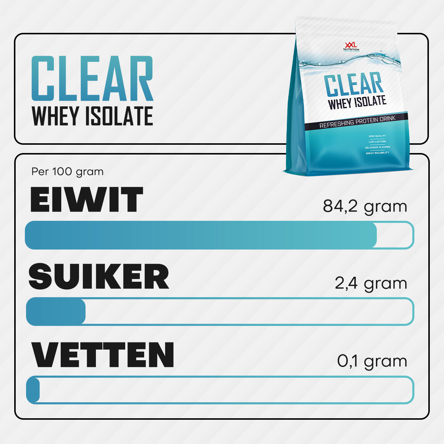 Clear Whey Isolate - Eiwitpoeder Isolaat - Apple - 500 gram 4/7