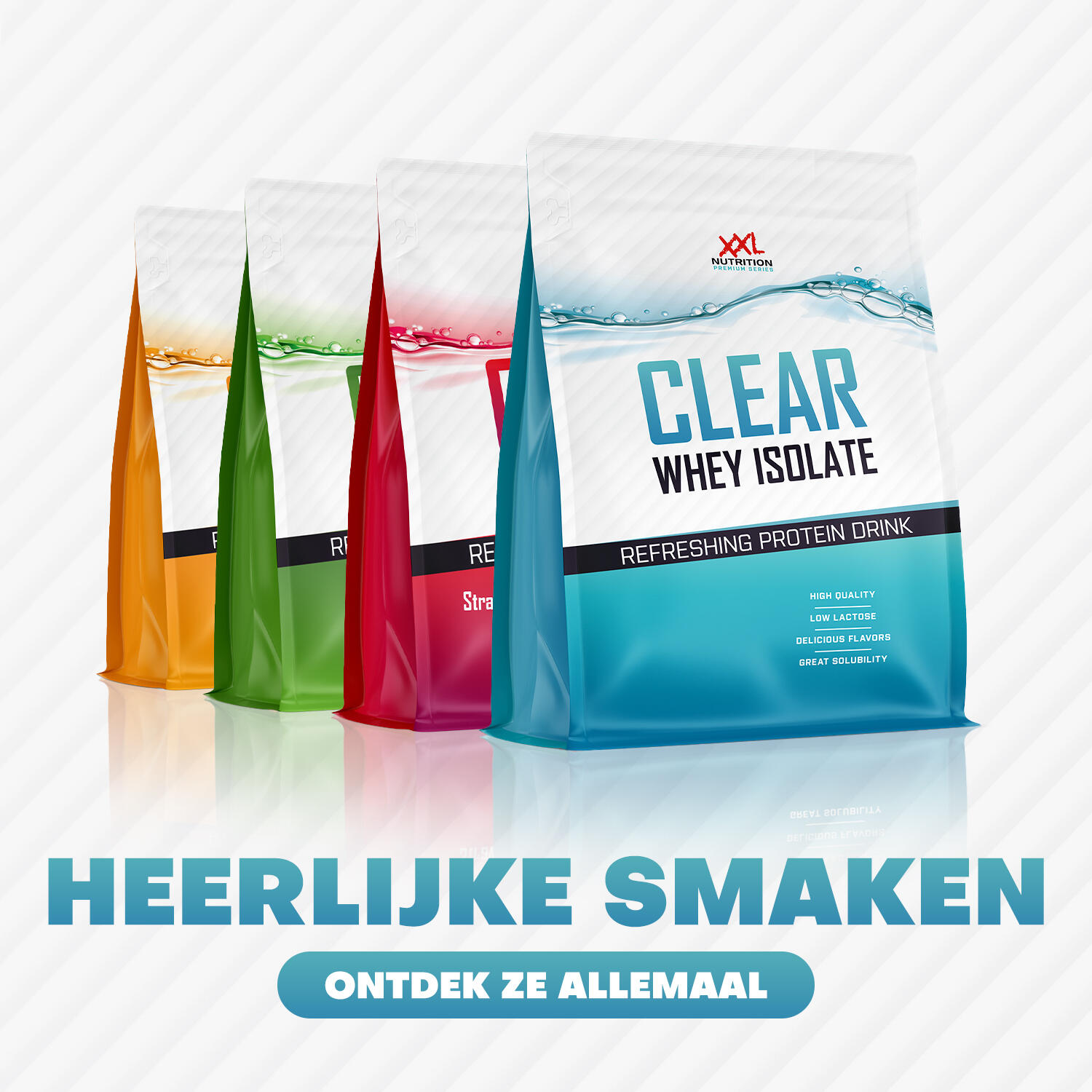 Clear Whey Isolate - Eiwitpoeder Isolaat - Aardbei/Kers - 500 gram 7/7