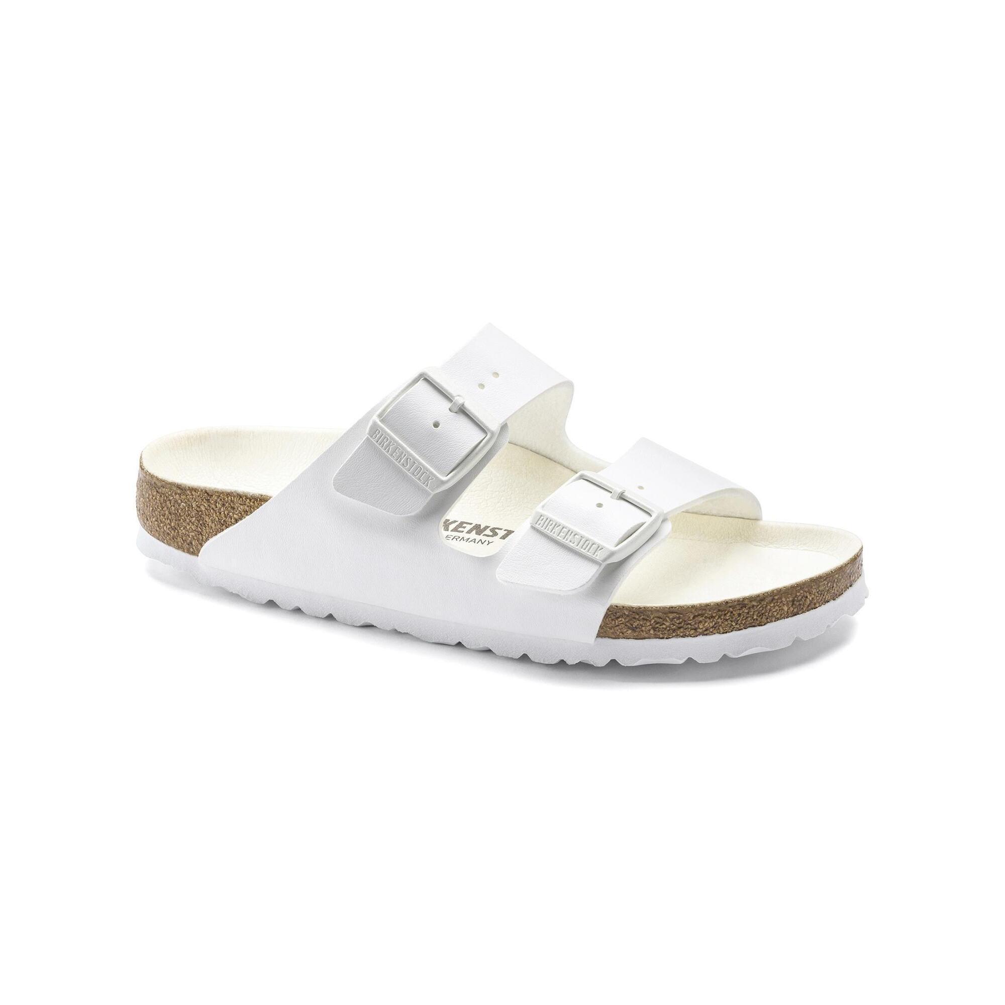 Birkenstock - Mules Femmes Birkenstock Arizona - Sandales - Blanc - Decathlon