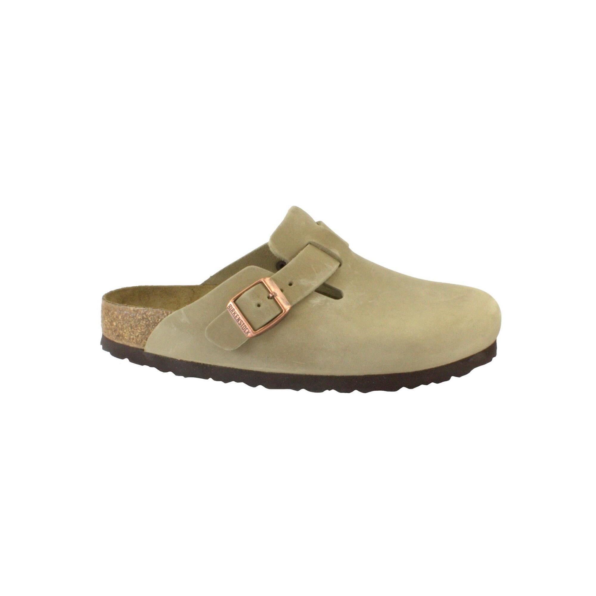 Birkenstock - Pantoufles Birkenstock Boston Sfb Leoi Femme - Tongs - Beige - Decathlon