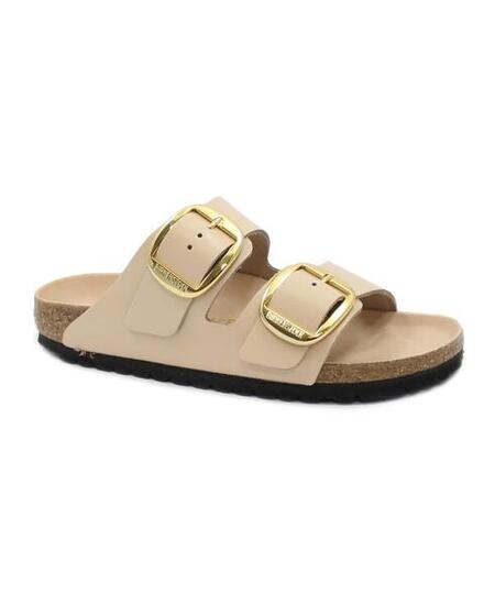 Ciabatta Donna A BIG BUCKLE Beige
