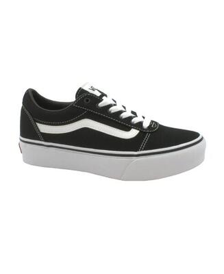Sportschoenen kind vans ward platform zwart