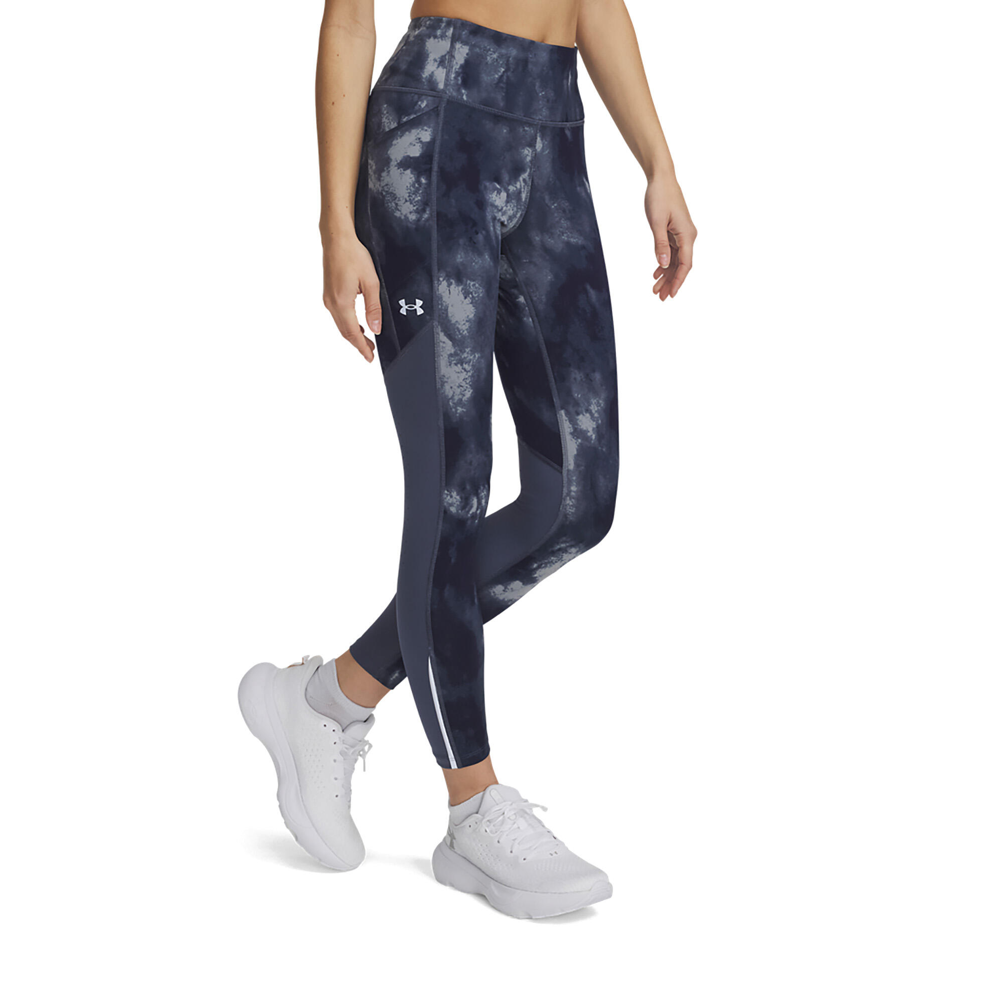 Legginsy do biegania damskie Under Armour Launch Printed Ankle