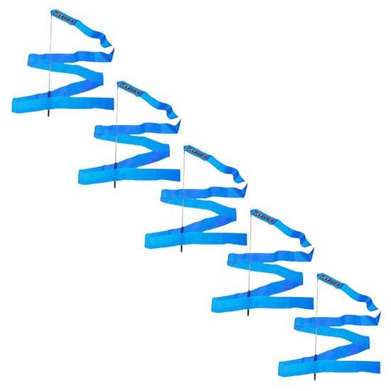 Nastri ginnastica ritmica blu 5 pezzi 6 m