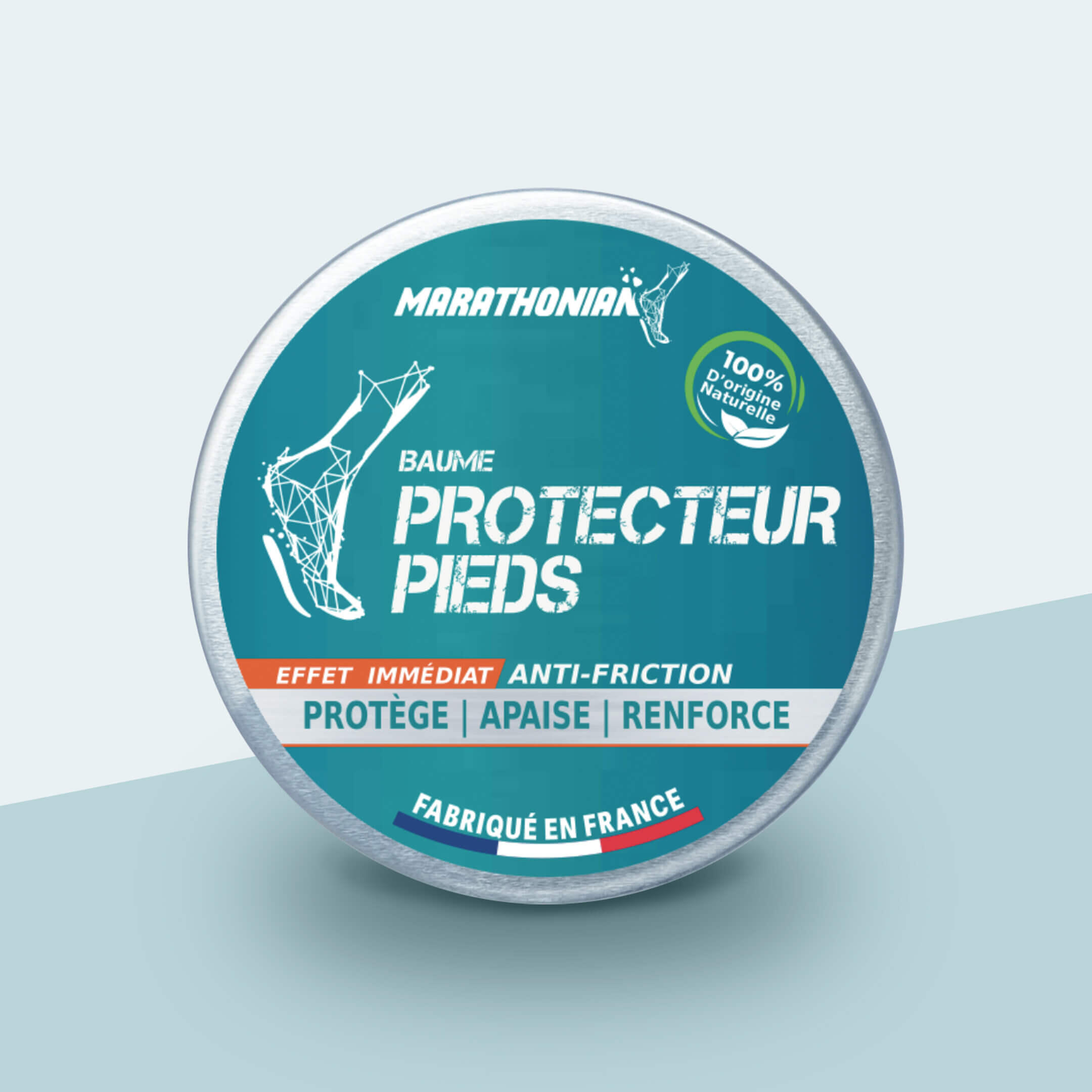Marathonian - Baume Protecteur Pieds | Anti-friction | Anti-frottement | 50g - Baume De Massage - Taille Unique - Decathlon