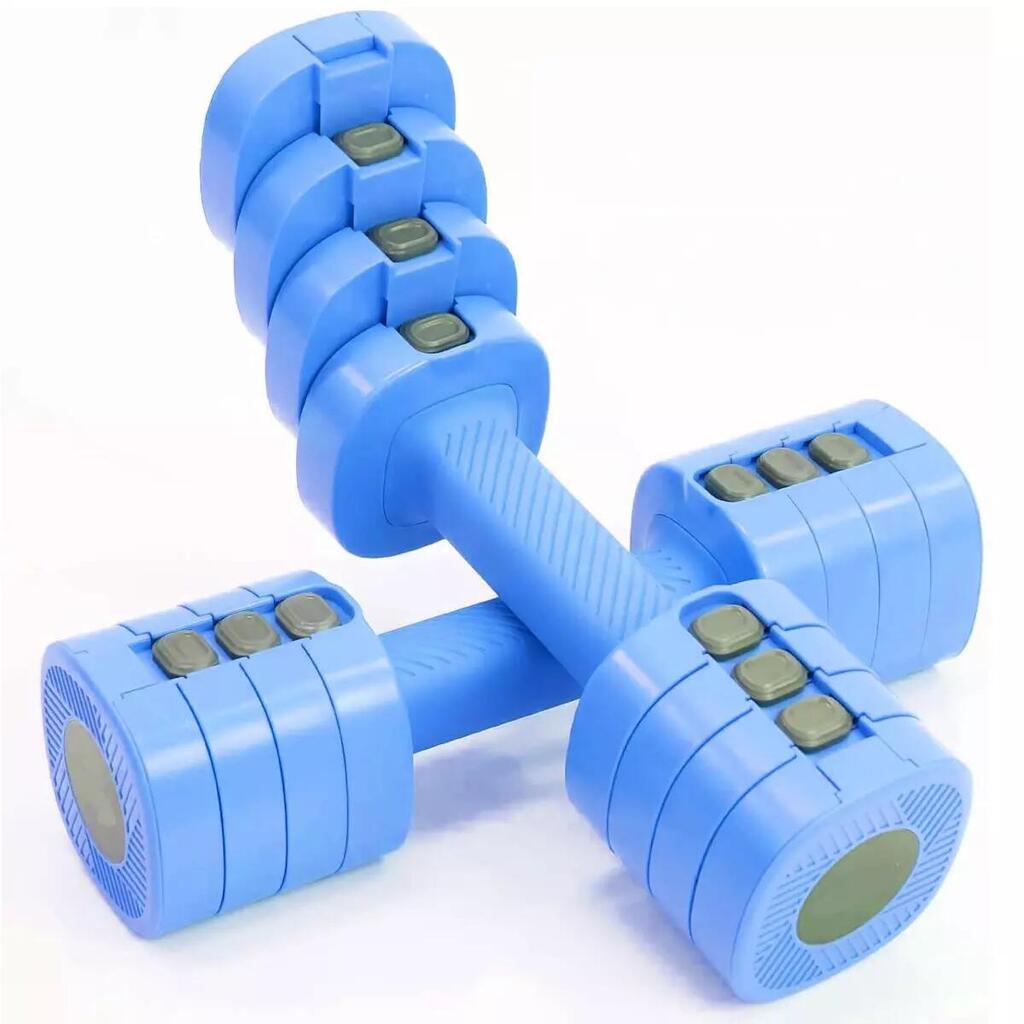 Adjustable Dumbbell Set 2 WEIGHTS FROM 1 TO 2.5 KG FF