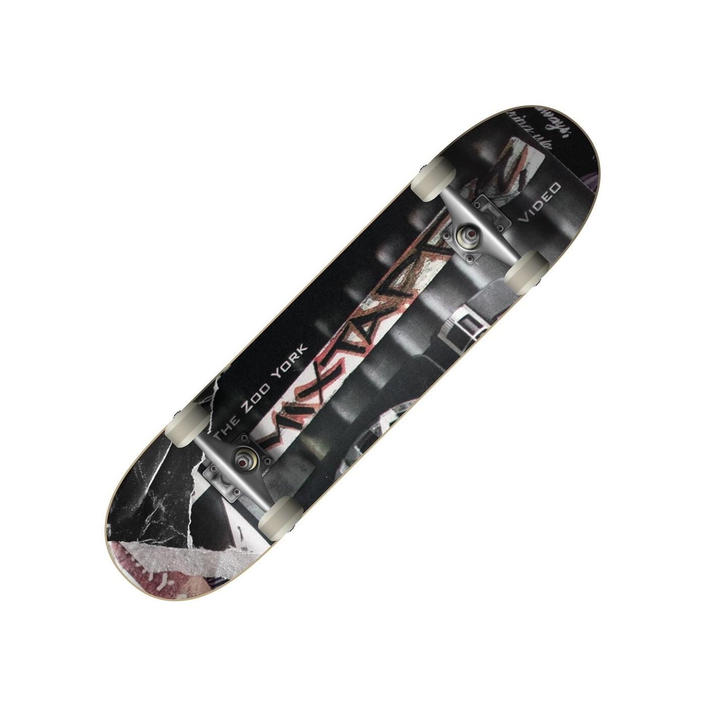 Zoo York - Zoo York Og Mixtape Skateboard Complet - 8" - Mix Tape - Skateboard Complet - Blanc|multicolore|vert - 8" - Decathlon