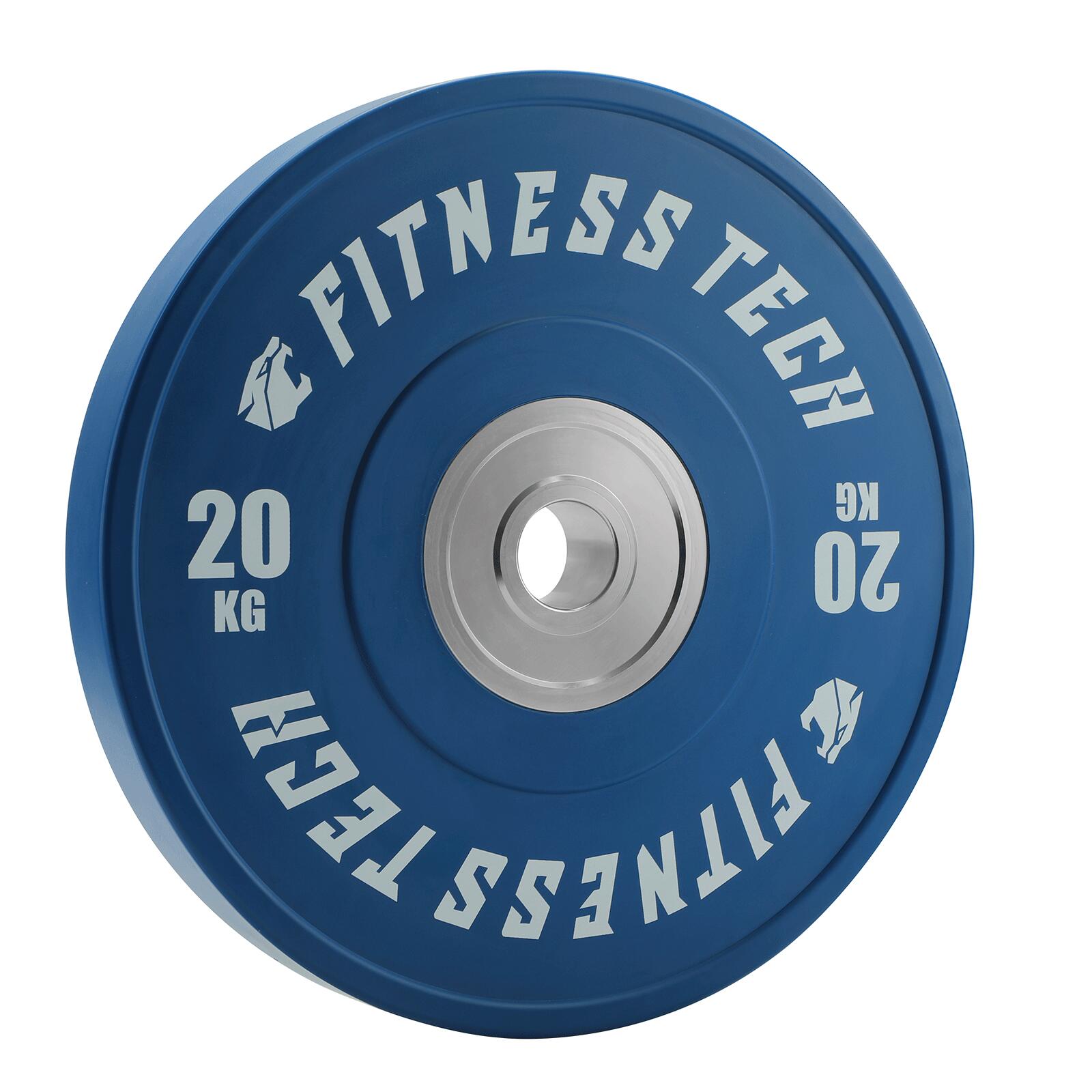 Disco Bumper Competição 20kg Fitness Tech