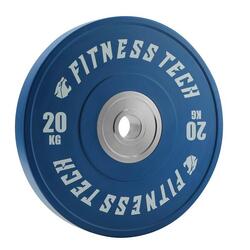 Disque Bumper Compétition 20kg Fitness Tech