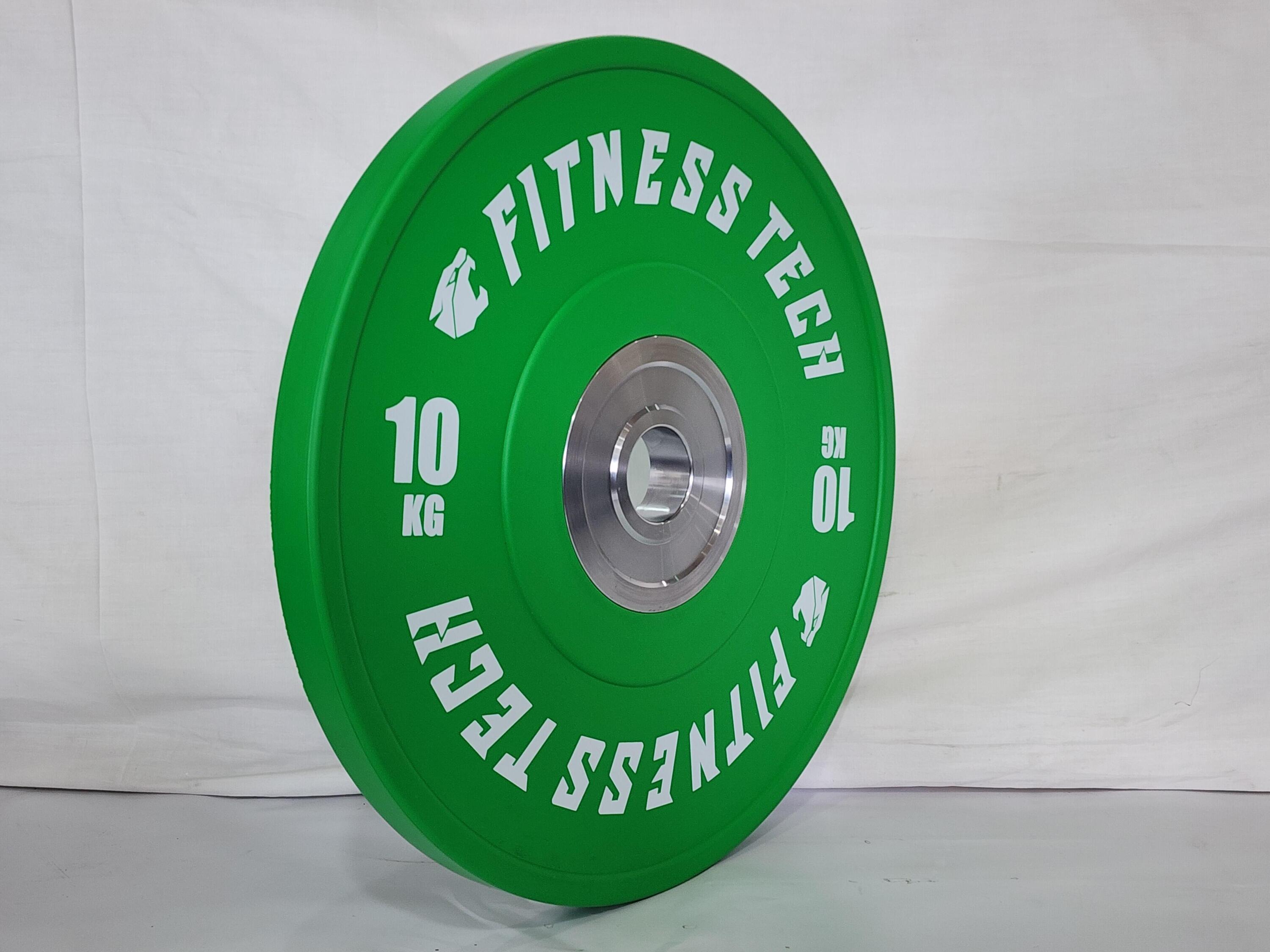 Disco Bumper Competição 10kg Fitness Tech 2/6