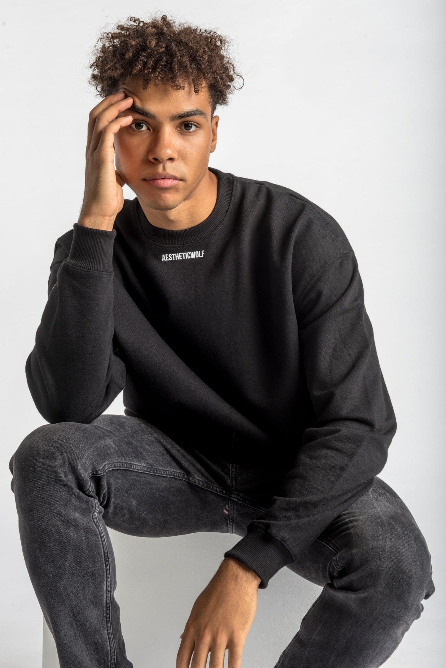 Essentials Crewneck AW Top Noir 4/5
