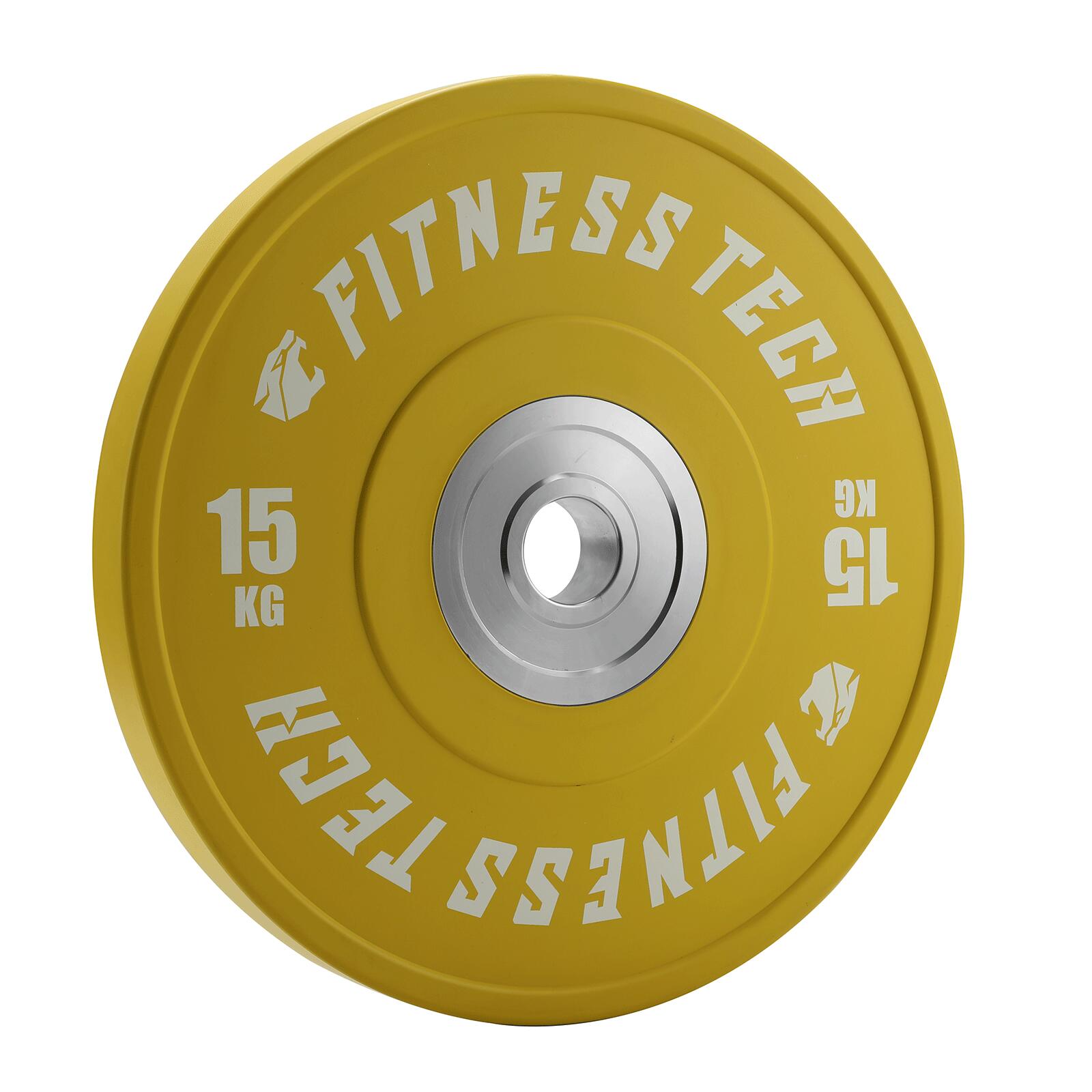 Disco bumper competição 15kg fitness tech