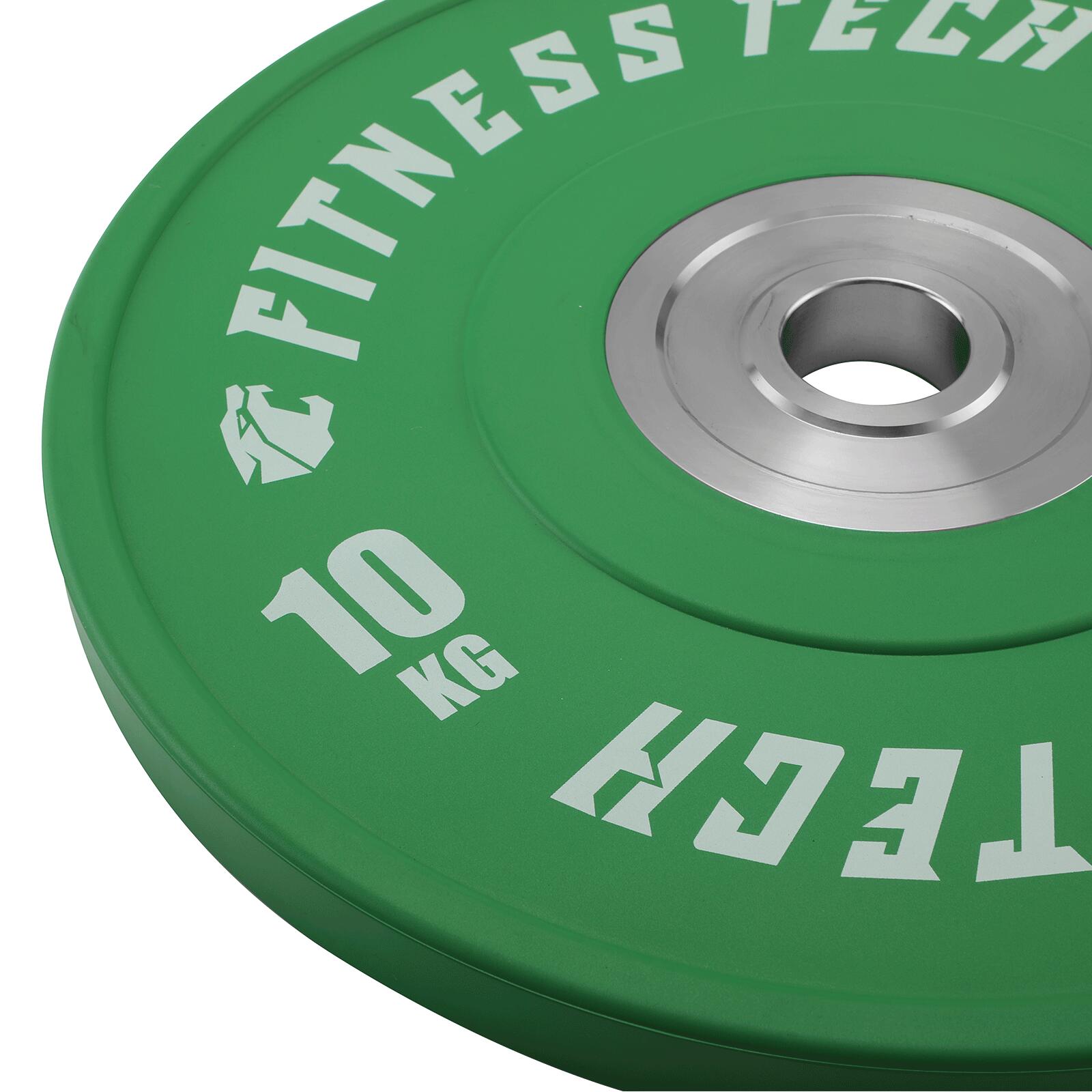 Disco Bumper Competição 10kg Fitness Tech 4/6