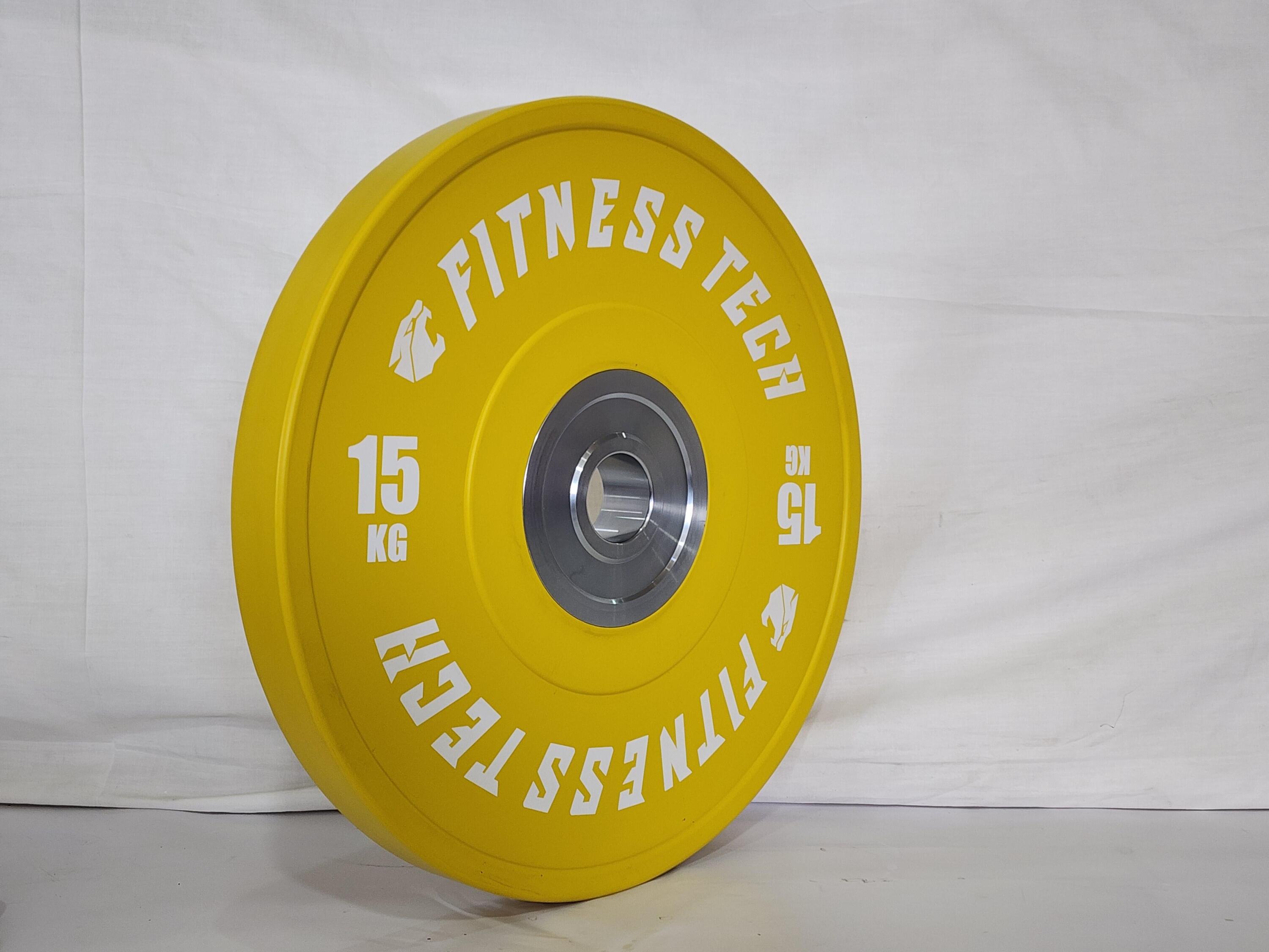 Disque Bumper Compétition 15kg Fitness Tech 2/4