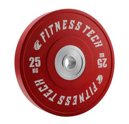 Disque Bumper Compétition 25kg Fitness Tech