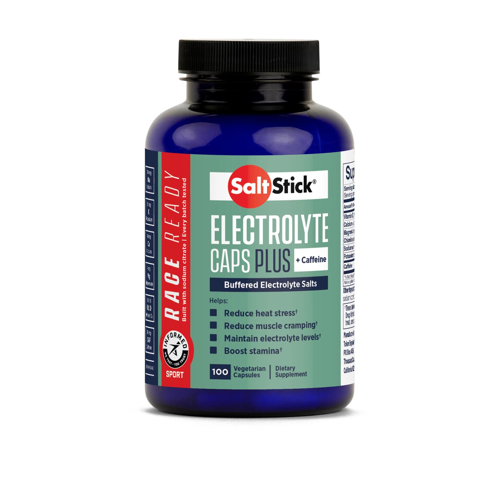 SALTSTICK 100 Electrolyte Capsules Plus (Caffeine)