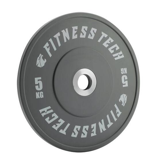 Disque Bumper Compétition 5kg Fitness Tech
