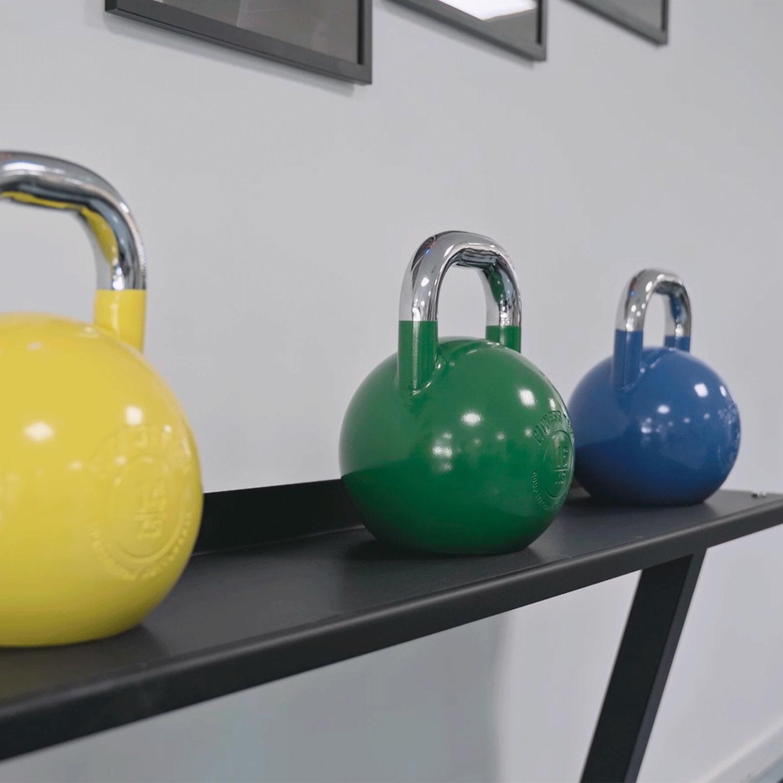Kettlebell Compétition Fitness Tech 16kg Jaune 4/6