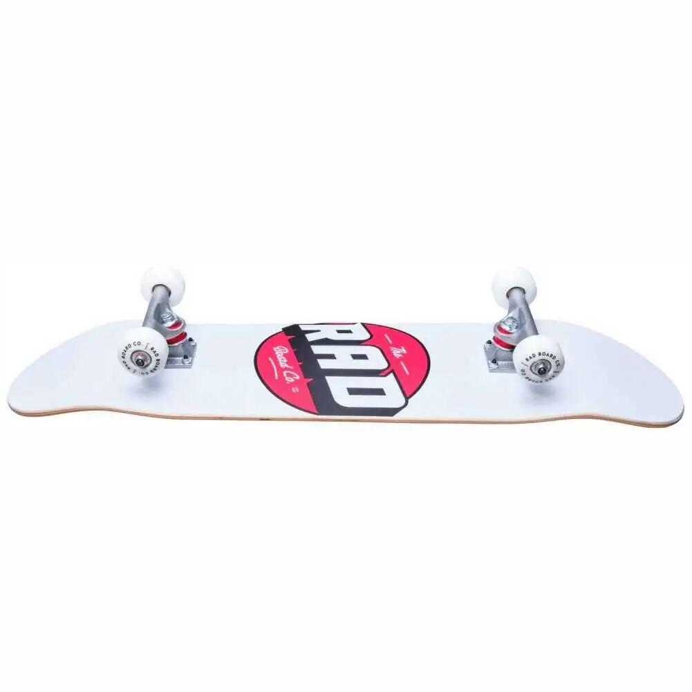RAD Logo Progressive Skateboard Completo - 8" - Bianco 2/3