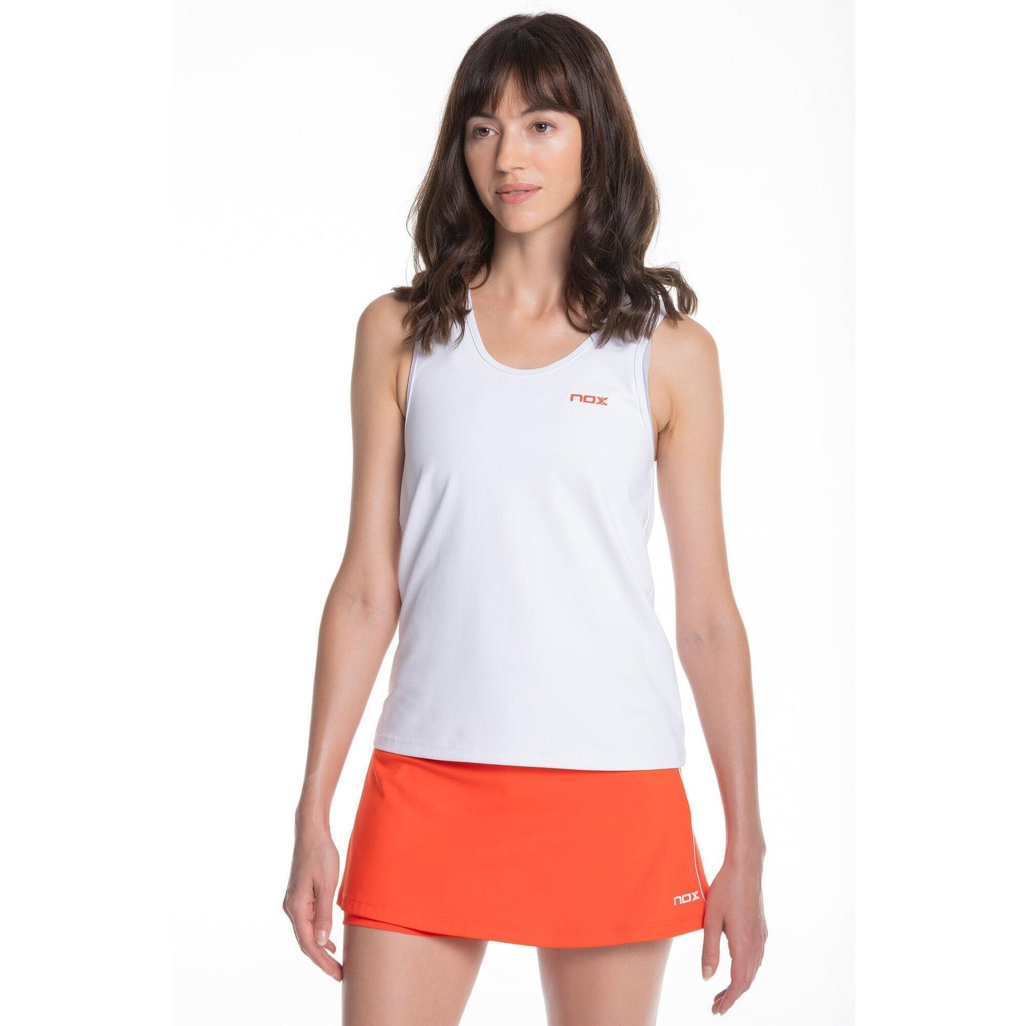 Nox - Débardeur Nox Team Fit - T-shirt Manches Courtes - Blanc - Xs - Decathlon