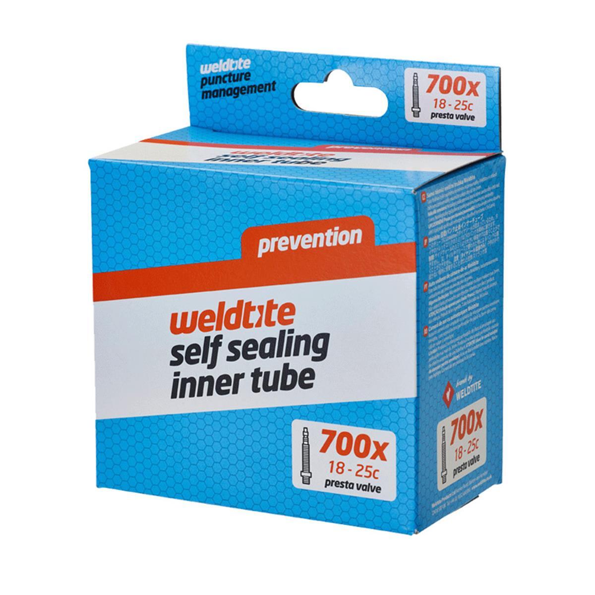 WELDTITE Weldtite Self Sealing Inner Tube Presta 700 x 18c-25c