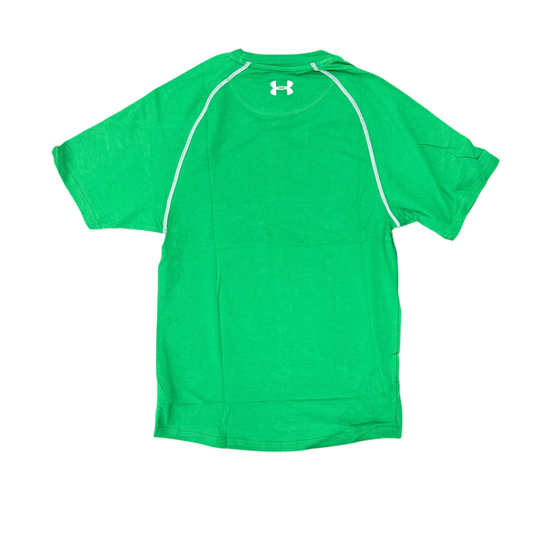 Under Armour Men's T-Shirt Green Short Sleeve Cotton Sports Top 3/3