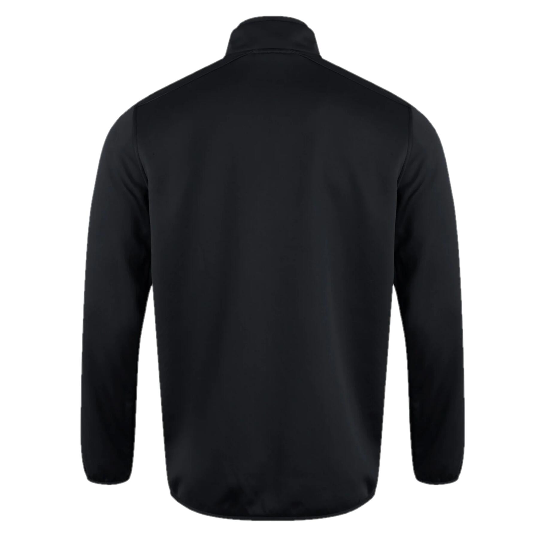 Canterbury Men's Sports 1/4 Zip Top Pro II Training Black Long Sleeve 3/3