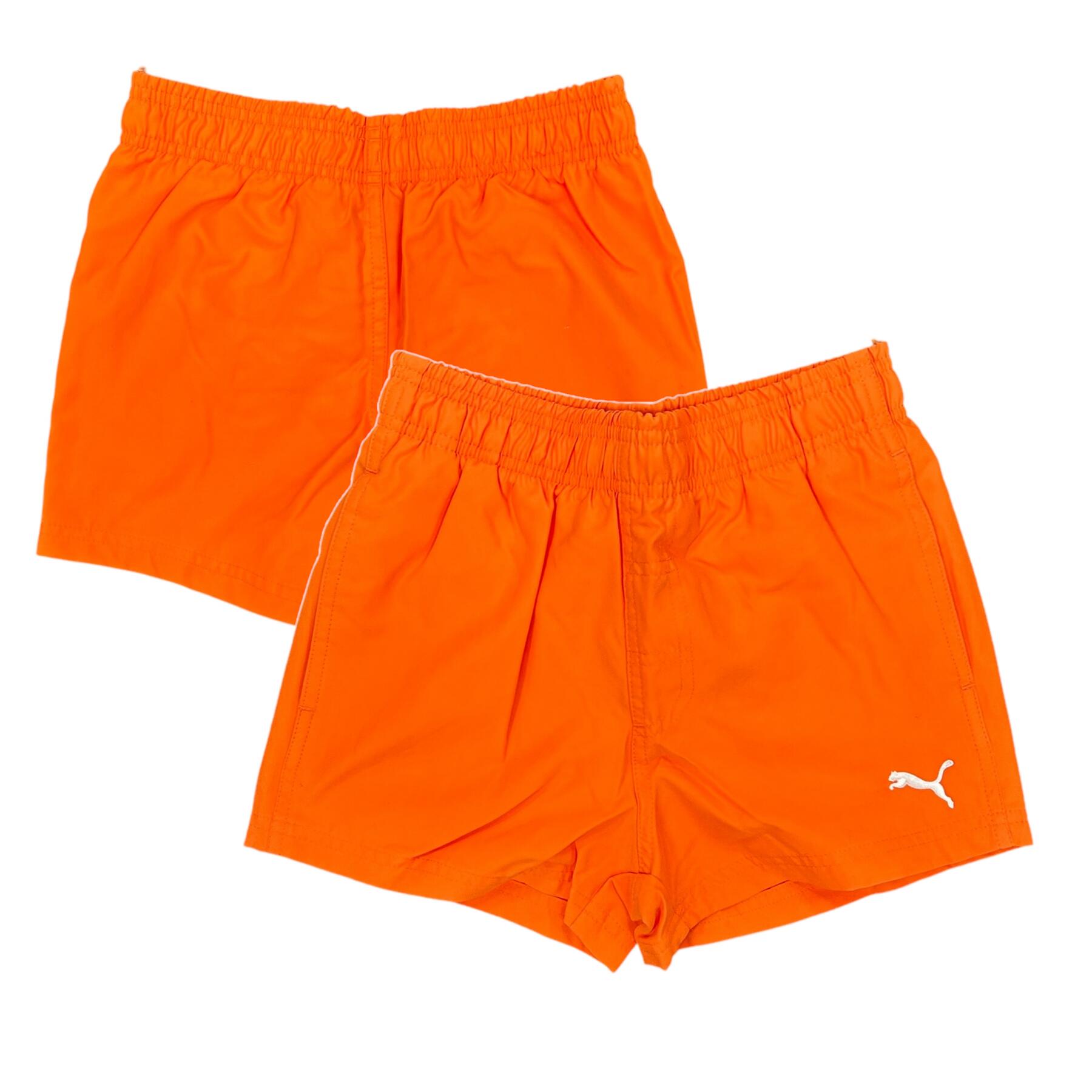 PUMA Puma Kid's Sports Shorts Golden Orange Poppy Beach Shorts