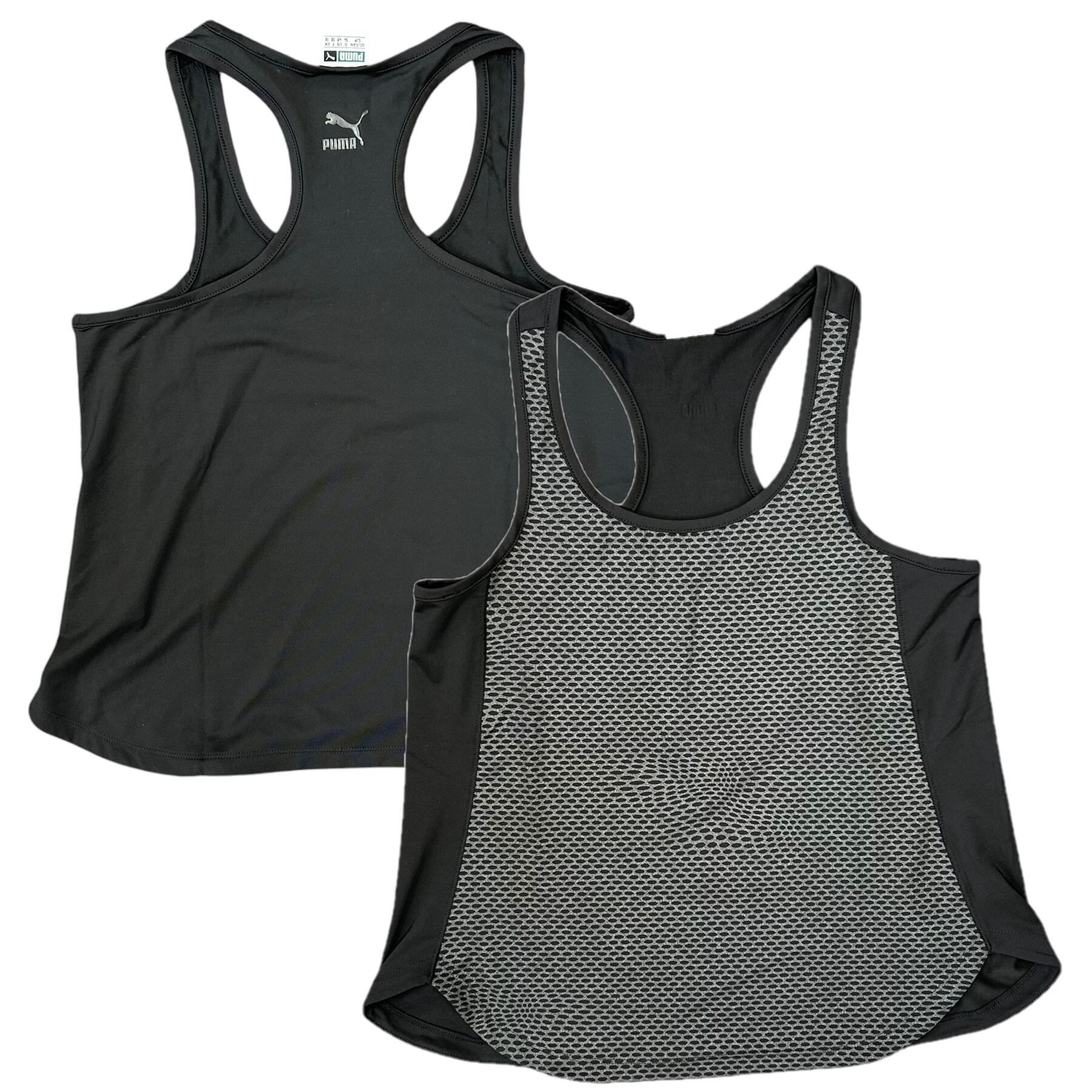 PUMA Puma Women's Tank Top Black Gold Tank Top Running Vest