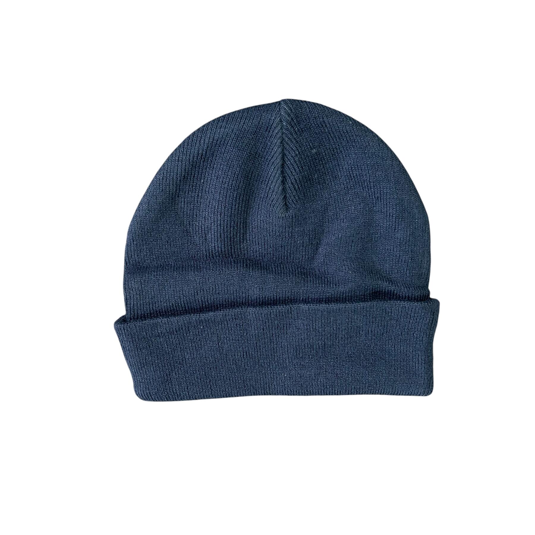 Umbro Men's Sports Beanie Navy And White Acrylic Hat 3/3