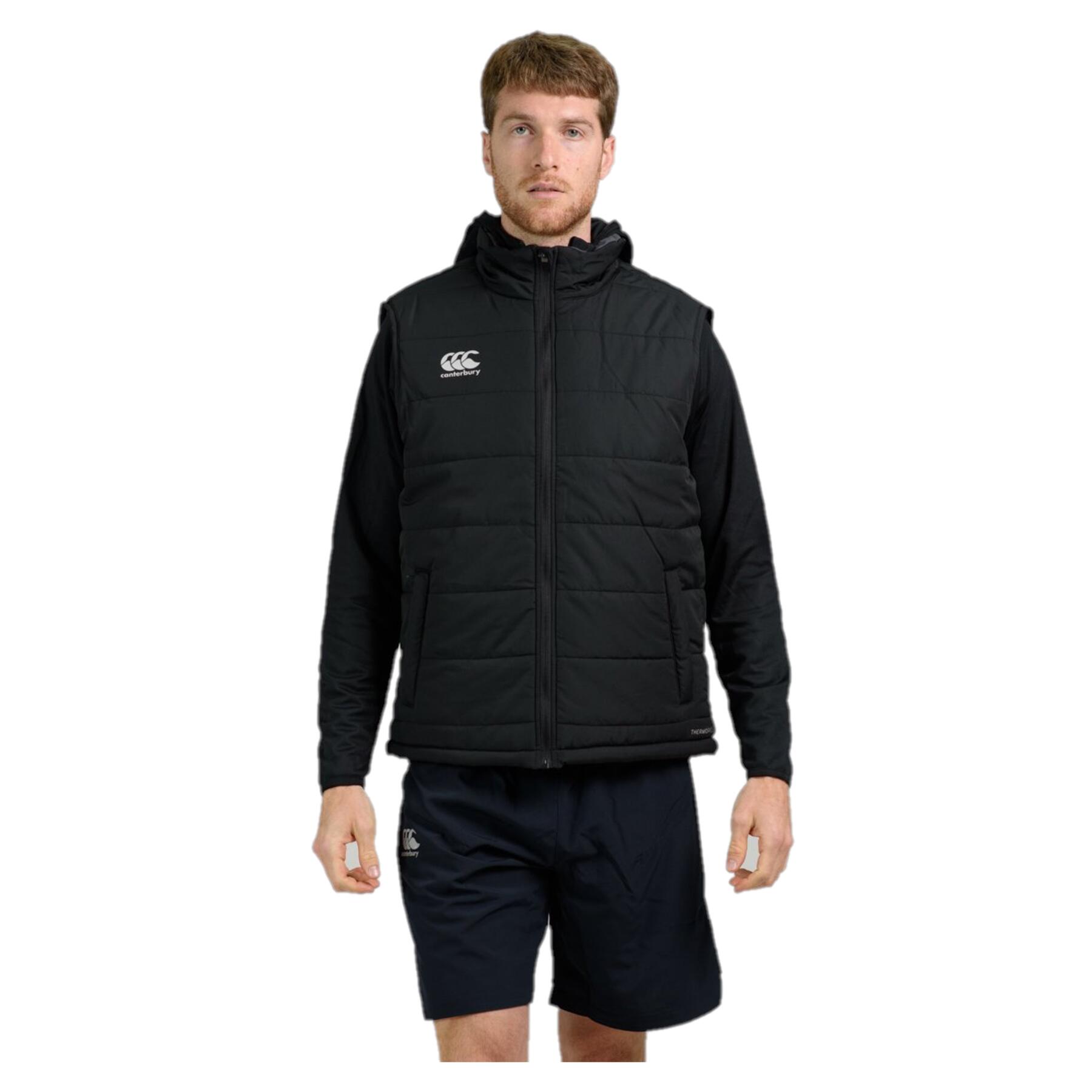 CANTERBURY Canterbury Men's Sports Padded Gilet Pro II Thermoreg Black Top