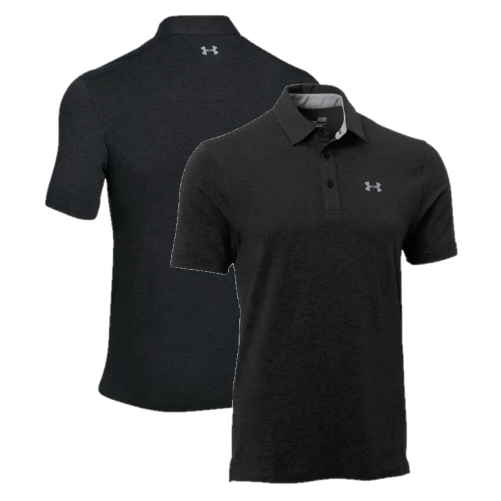 UNDER ARMOUR Under Armour Men's Golf Polo Shirt UA Charged Cotton Short Sleeve