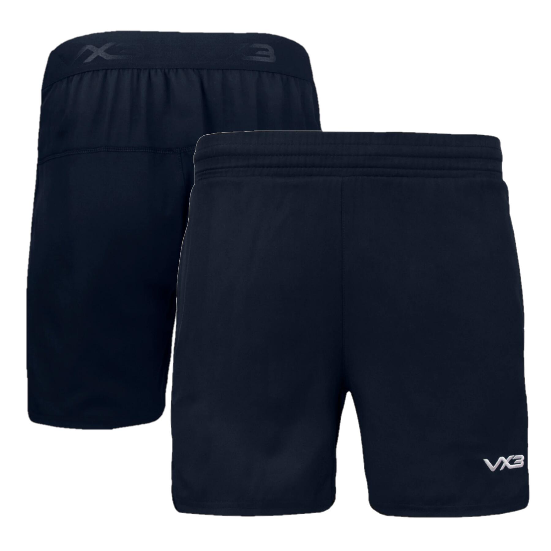 VX3 Kid's Sports Shorts Ludus Gym Rugby Navy Shorts 1/3