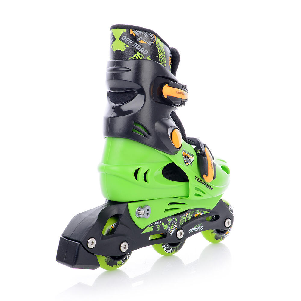 Ensemble de Patins pour Bébé Racer - Enfants - Ajustable - Vert 2/7